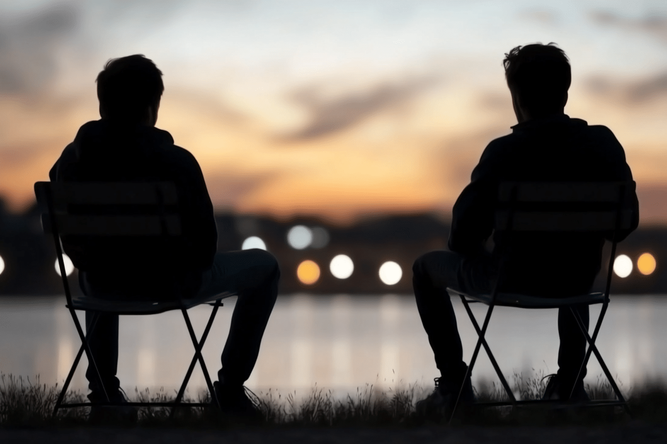 two friends discussing their mental health and if they need to seek treatment from a psychologist or psychiatrist