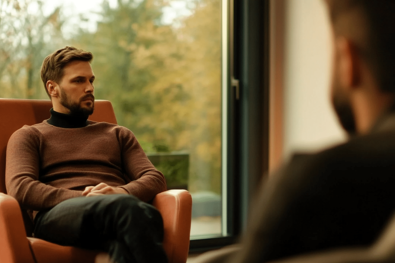 a representation of a psychodynamic therapy session