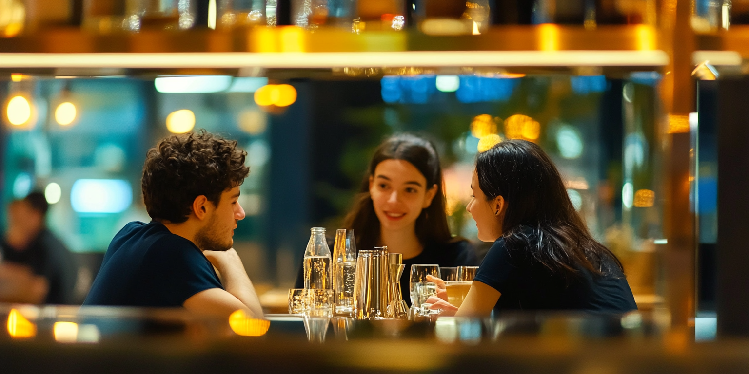 friends talking with each other demonstrating emotional intelligence