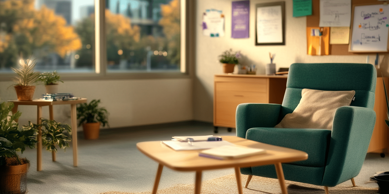 a therapist office in Chicago